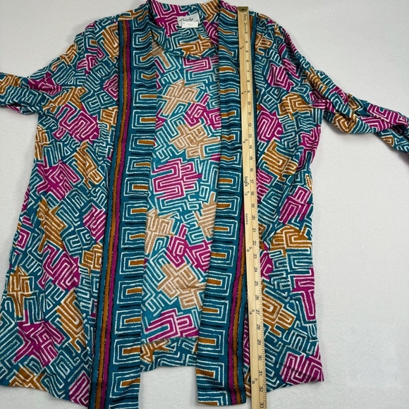 Lady Carol 2 Piece Midi Shift Dress Pattern Jacket Womens Sz 14 Art To Wear Vtg - Picture 6 of 16